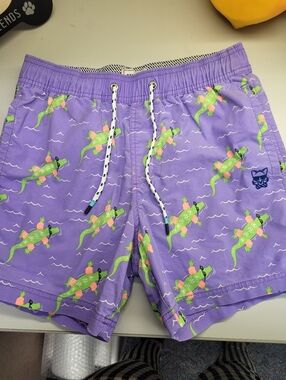 Party Pants Lilac Printed Lounge Shorts